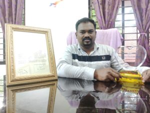 Mr. Solairajan is with the award